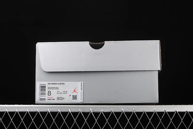 All categories Air Jordan Jordan series basketball shoes Air Jordan 13 Air Jordan 13 Flint GIGI AJ13 Joe 13 white blue navy blue 3M reflective version 415171-404